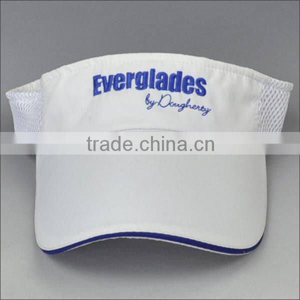 military visor hats/custom handmade sun cap