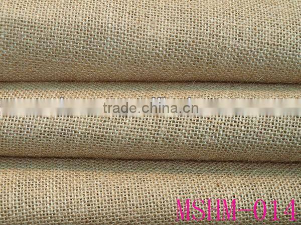 high quality with silver thread faux and linen fabric