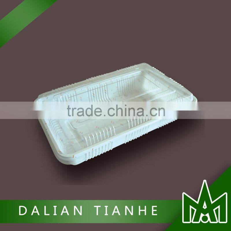 2015 hot sales sugarcane tray with lid