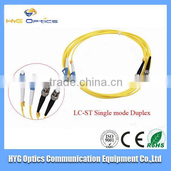 1m,3m,5m,10m 2.0mm SC/PC-ST SX SM indoor PVC&LSZH ST patch cord (jumpers) for communication network equipment