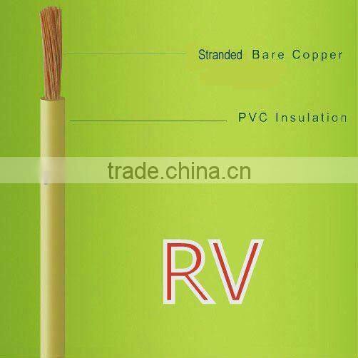 China CCC extra flexible electrical cable wire 10mm CU/PVC