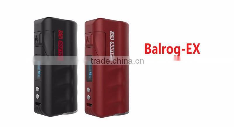 High quality China new Design UD Balrog EX 26650 box mod