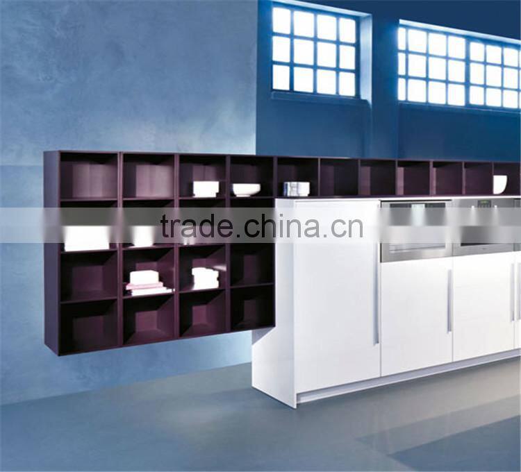 Interior melamine kitchen cabinet with kitchen cabinet waste bin