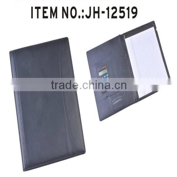 high Quality Leather Presentation Folder A4 Conference File Holder