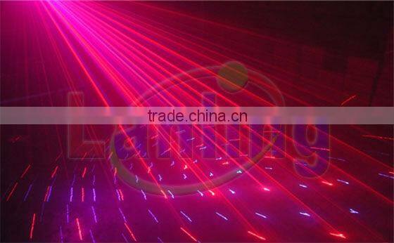 LV658RB Twinkling "Moving Head" RB Laser Red: 100mW, Violet blue: 100mW