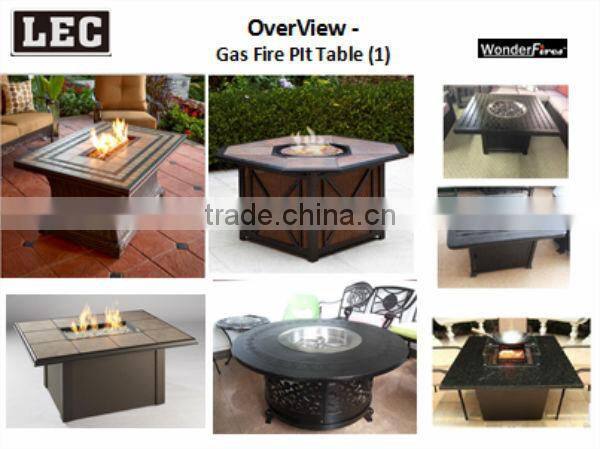 Outdoor Rectangle Gas Fire PIt System