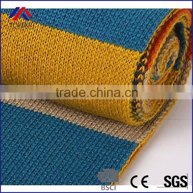 Wide Striped Scarf Female Knitted Scarf