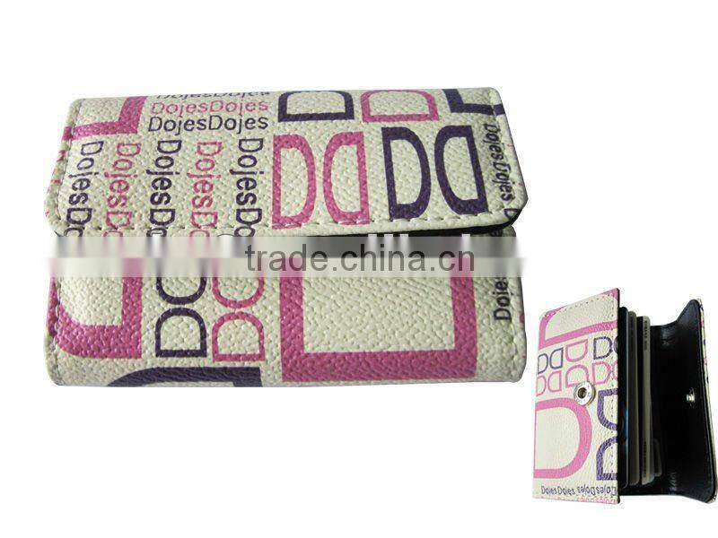 PU leather stainless business card holder id card holder money card holer