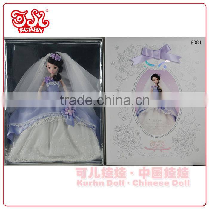 Hot sell 11'' fashion bride doll toy wedding gift