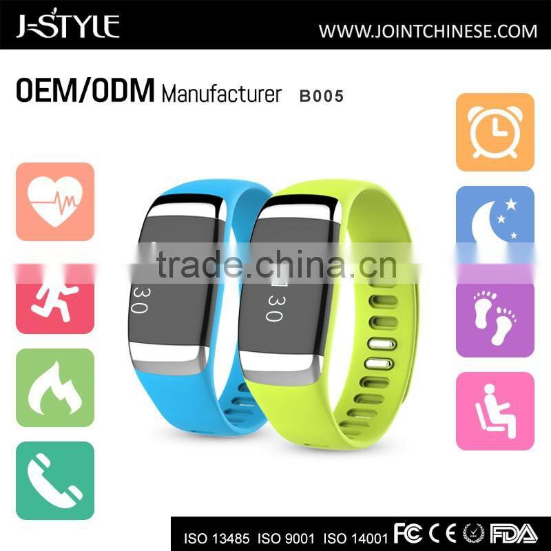 J-Style Bluetooth ecg wristband with accurate heart rate monitor & Electrocardiogram multifunctional activity tracker