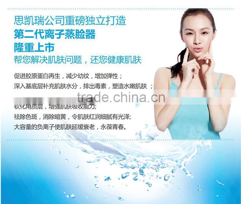 popular in korea handle mini facial steamer for home use portable facial steamer inSouth Korea style mini nano facial steamer