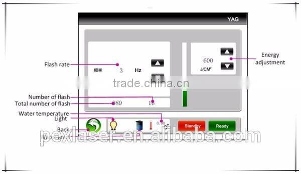 Hair removal and tattoo removal elight nd yag laser machine P-303