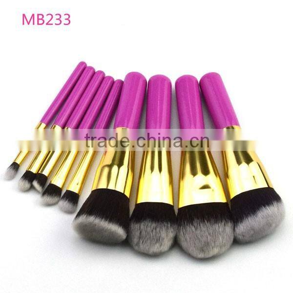 2017 Alibaba hot 5pcs toothbrush shape professional oval make up brushes set foundation makeup brushes