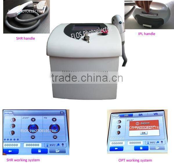 SHR IPL OPT hair removal & skin rejuvenation