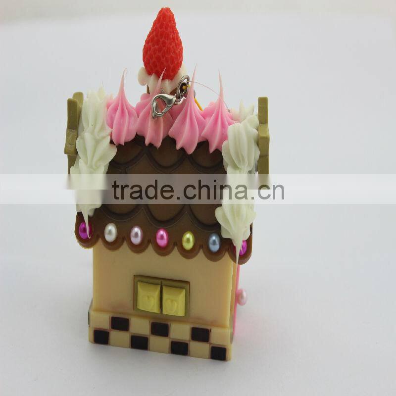 Fashion Castle KeyChain / Promotional plastic keychain