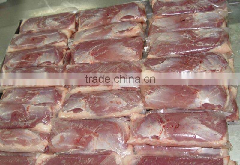 Frozen halal duck breast meat boneless skin-on