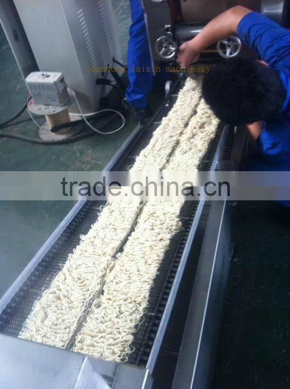 Full automatic industrial fried instant noodles making machinery