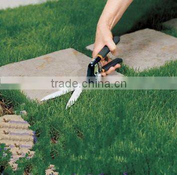 Manual garden tools with plastic safty lock for grass shears