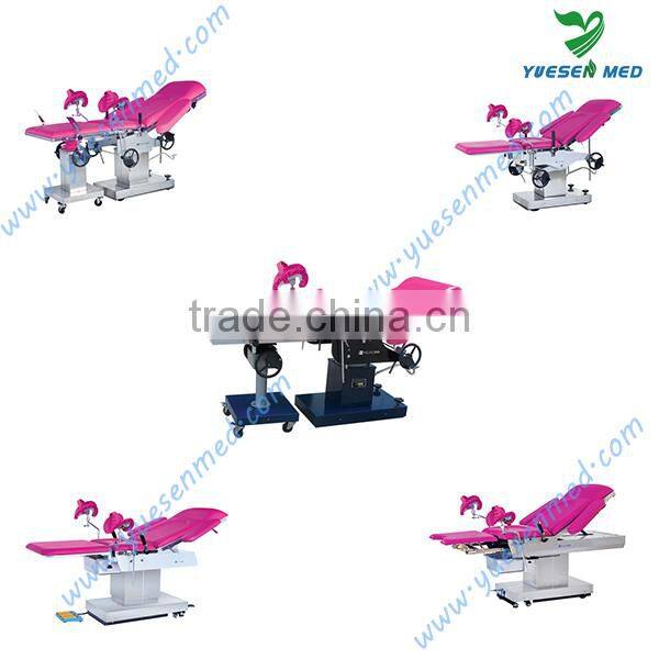 CE approval adjustable hospital obstetric furniture gynecological exam table
