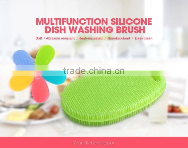 Safety Non-toxic Silicone Cleaning Brush