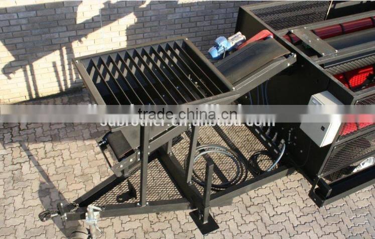 Mobile High Efficient Compact Gold Wash Plant