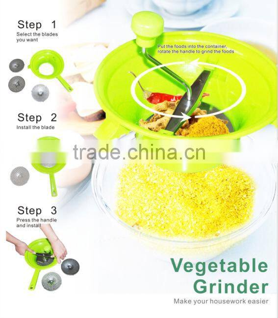 grinder for vegetables on hot sale / spice grinder