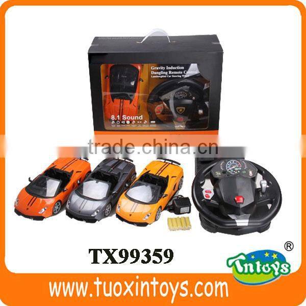 mini rc racing toy car, steering wheel control children toy car