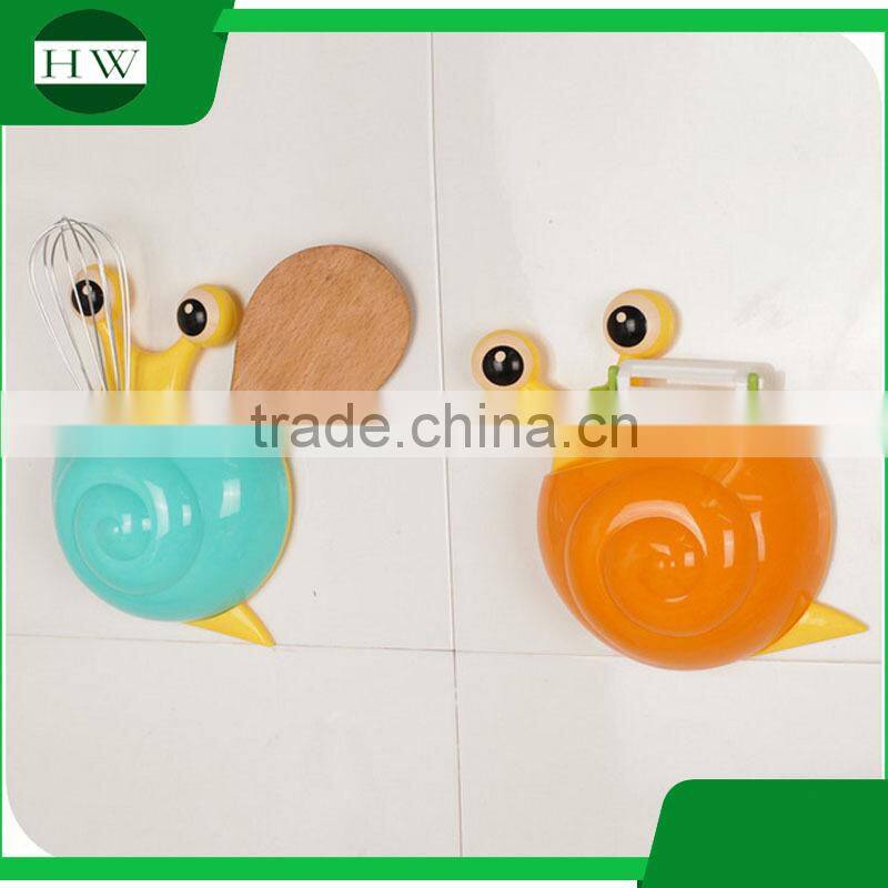Animal toothbrush holder plastic snail toothbrush holder Snail Wall Mount Toothbrush Holder With Suction Cup Kids