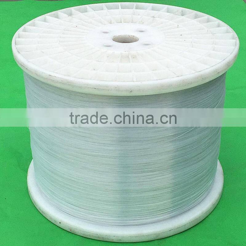 0.5mm 100% polyester monofilament yarn for nylon zipper slider with high strength