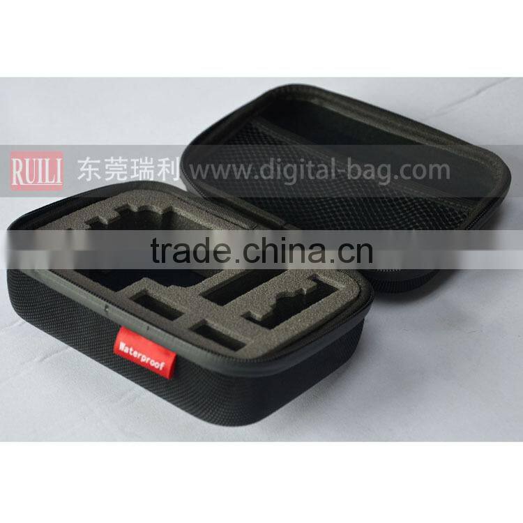 EVA travel bag for extreme sport camera nylon material