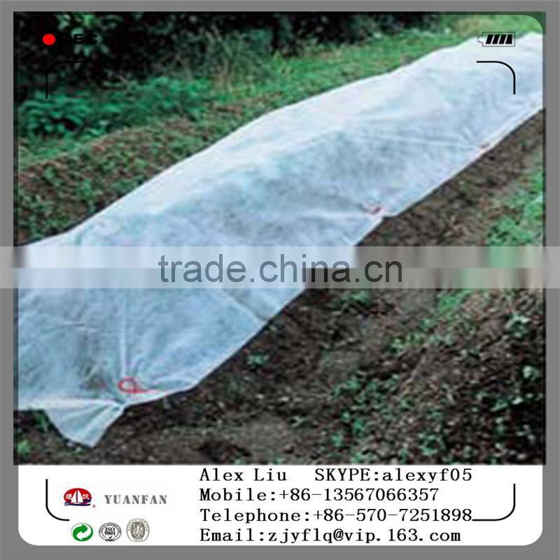 Dark Green nonwoven fabrics used for agricultural mulch
