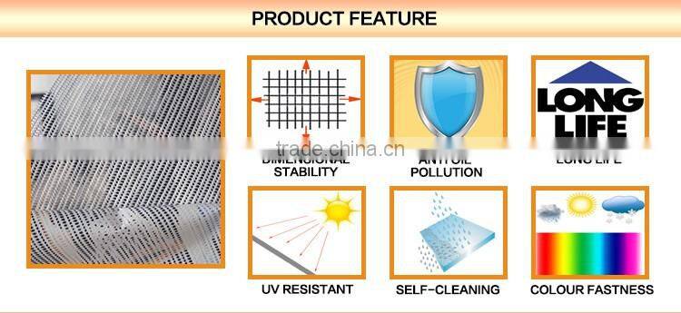 Hot sale pvc coated polyester mesh fabric for printing