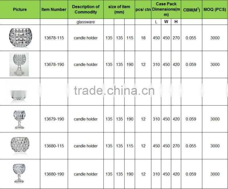 new crystal butterfly glass candle stand with lid