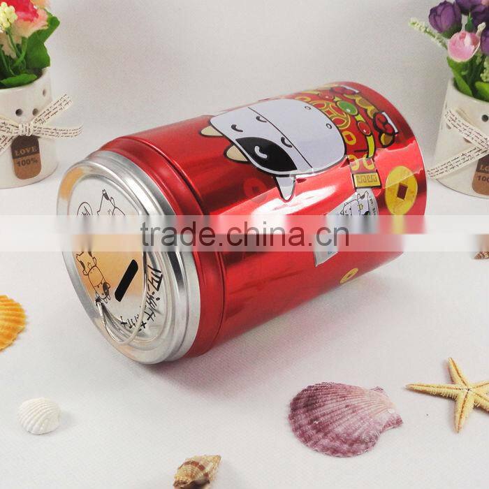 sealed tin can shape wine