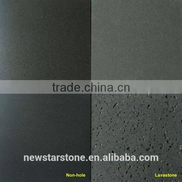 Honed grey andesite stone