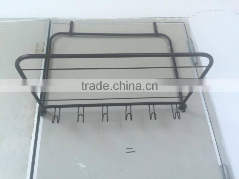 school home over door hanger shelf with hooks and clothes drying rack
