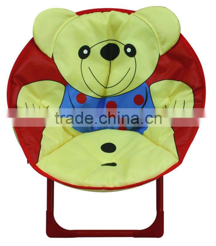 foldable portable cartoon kid moon chair