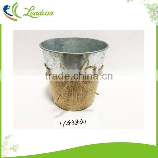 Hot sale high quality custom made galvanized metal bucket