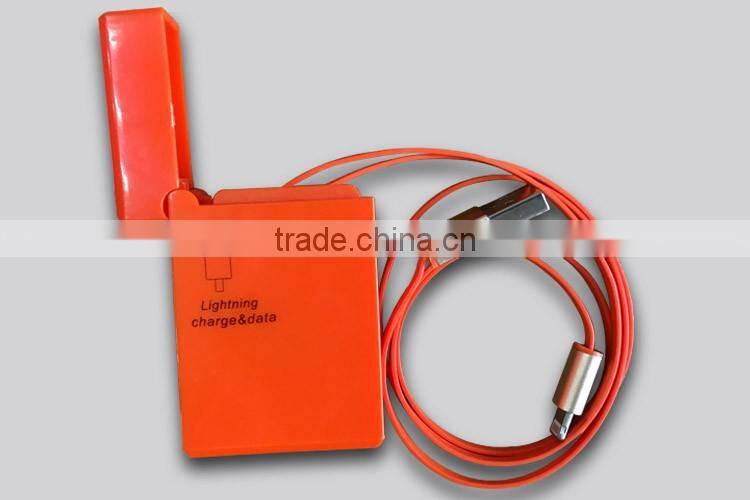 New products 2016 Retractable Lighter Shape fast USB charger cable in mobile phone