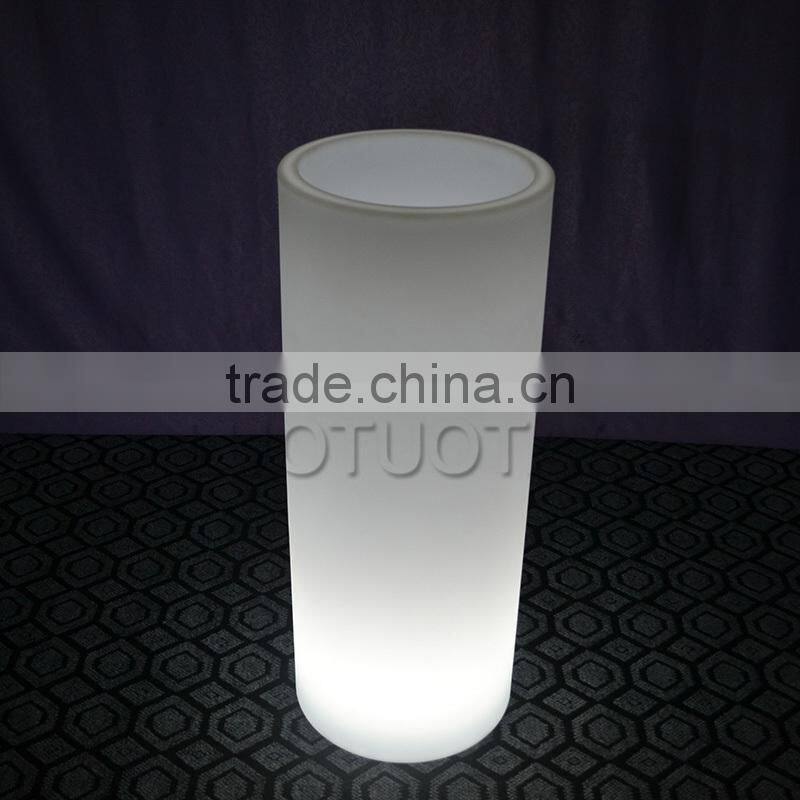 LED remote control ice bucket/ plastic led light flower pot LTT-CF09