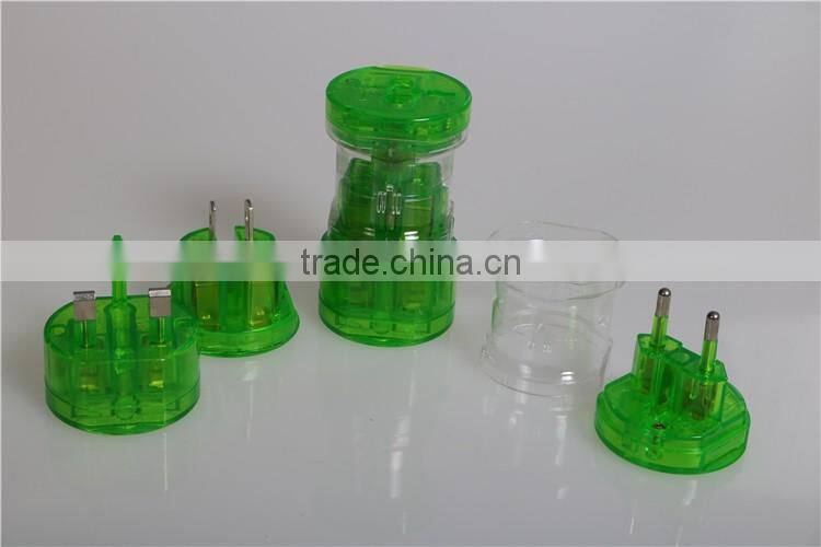 all in one universal international plug adapter world travel SY-02 DC power adapter 1european plug ac switching