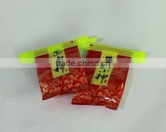 8cm lenght plastic bag seal clip/seal rod/sealing rod/seal stick/sealing stick/seal rod/air lock sealing clip/lock rod