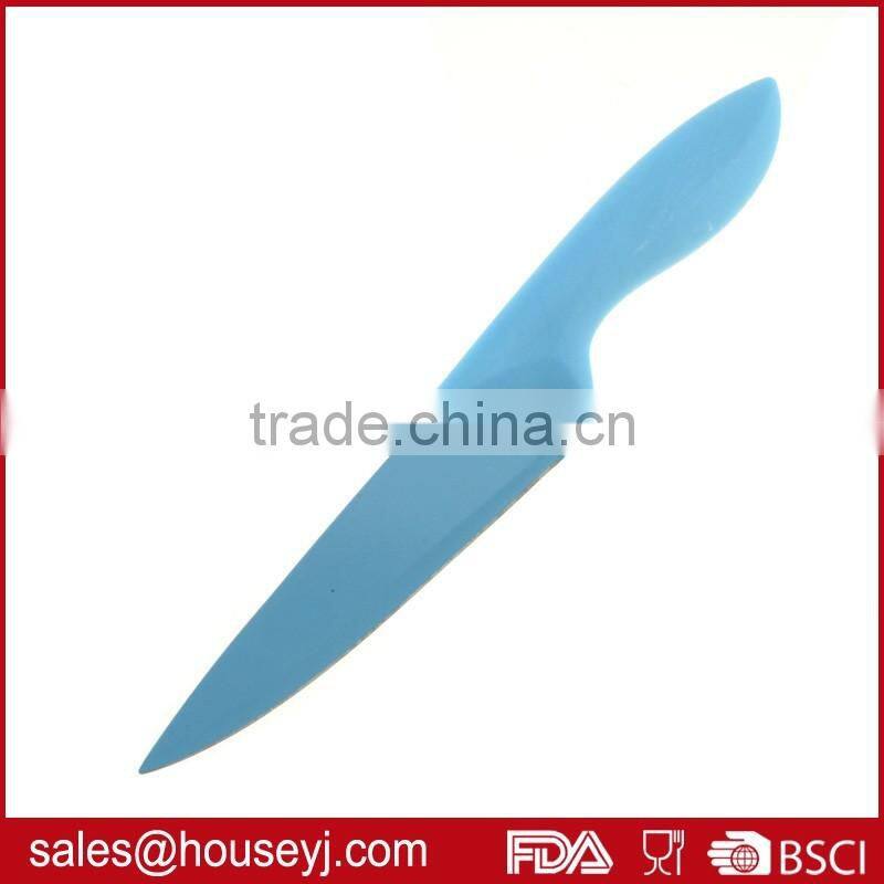 Set of 5pcs knife set non stick color kitchen knife with EVA box packing