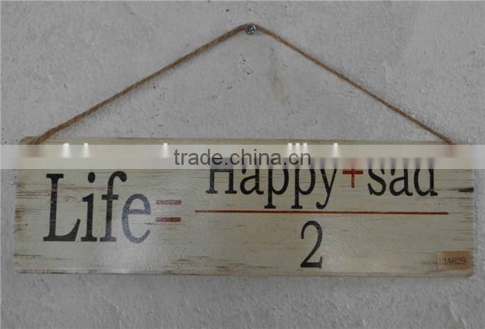 2016 custom antique french metal hanging door signs