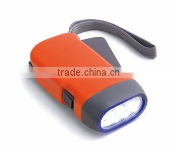 3 Led Hand Crank Dynamo Flashlights Torch Lanterns,hand Pressing Shake Flashlights