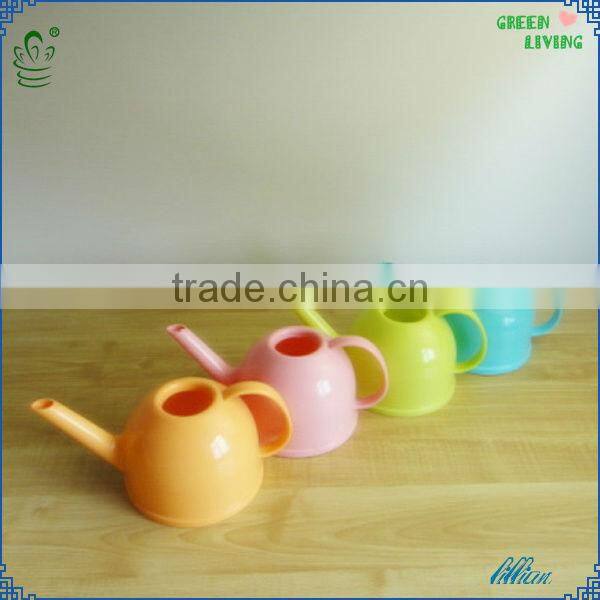 girl green watering can