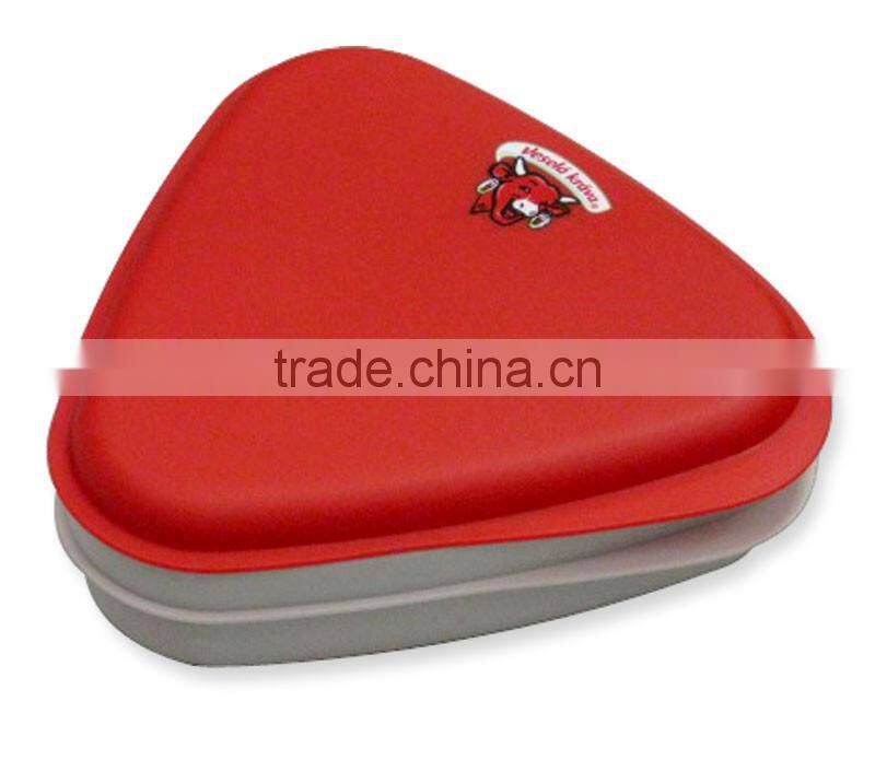 Pastic triangle bento lunch box