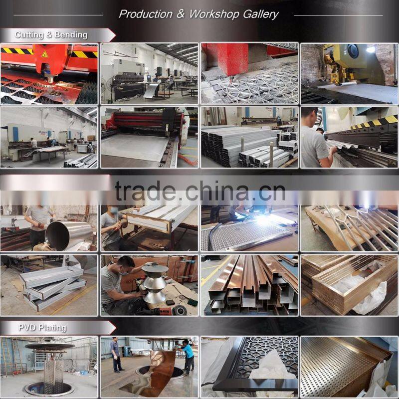 Customized Steel Room Divider Screen Partition For Hotel KTV Bar Commercial Decoration