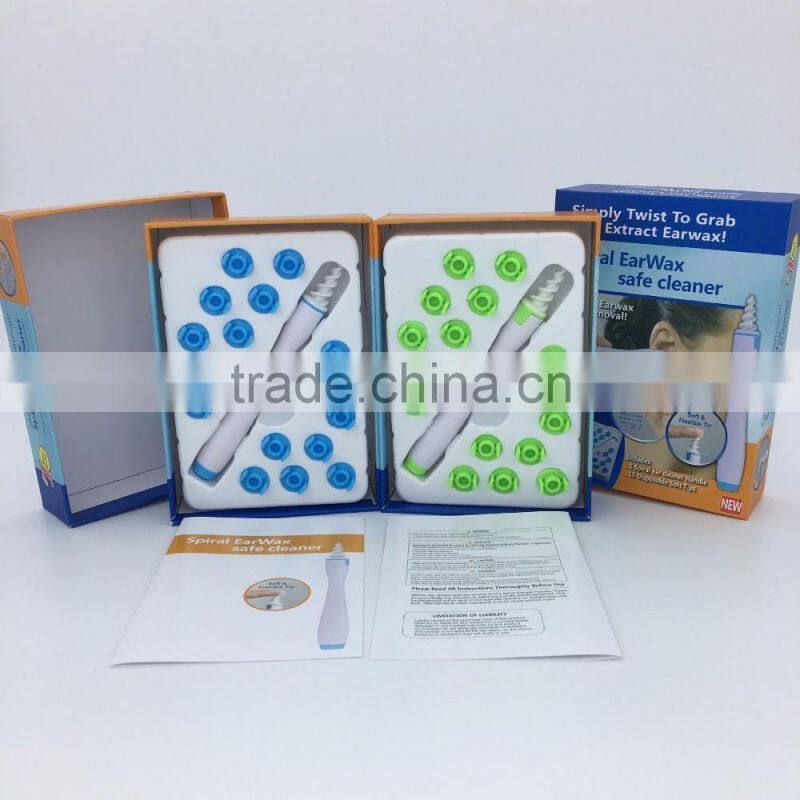 Best-selling Soft Earwax Cleaner, Wholesale Gentle Spiral Earwax Cleaner, Cheap Ear Cleaner