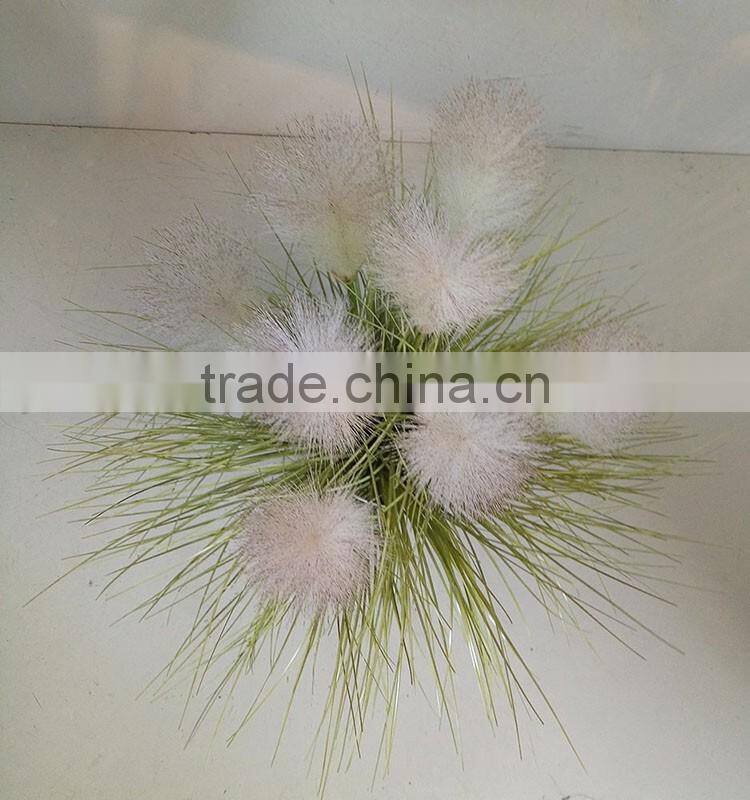 decorative artificial small potted onion grass plant